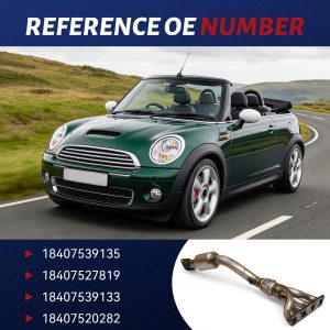 Catalytic Converter for MINI Cooper (R57) — Reference OE 18407539135