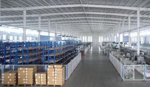 Finished-goods warehouse
