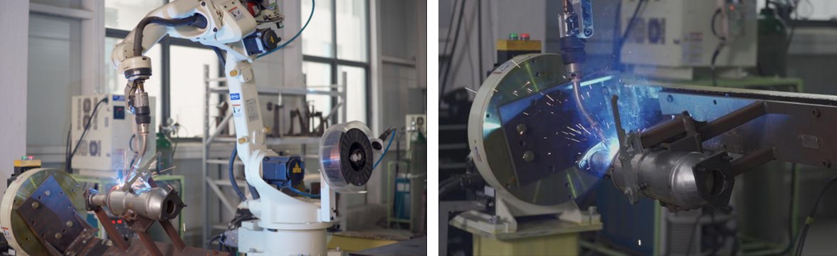 Robotic welding cells